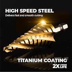 toolant Four Sprial Flute Step Drill