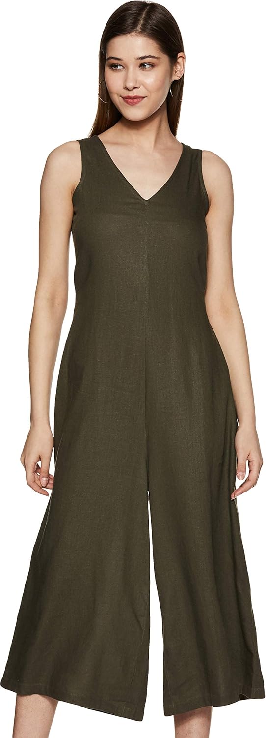 Buy AND Linen Jumpsuit at Amazon.in