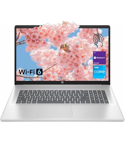 thumbnail image 2 of HP 17-cn2283st 17.3" FHD Laptop – Intel I3-1215U, 8GB DDR4, 512GB SSD, Win11 Home, Silver, Refurbished W/ 2-Year Warranty 2 of 3