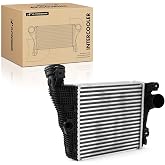 A-Premium Turbocharger Intercooler Compatible with Porsche | for Macan 2015 2016 2017 2018, 3.0L 3.6L Turbocharged, Left Driver Side, Replace# 95B145803B, 95B145803A