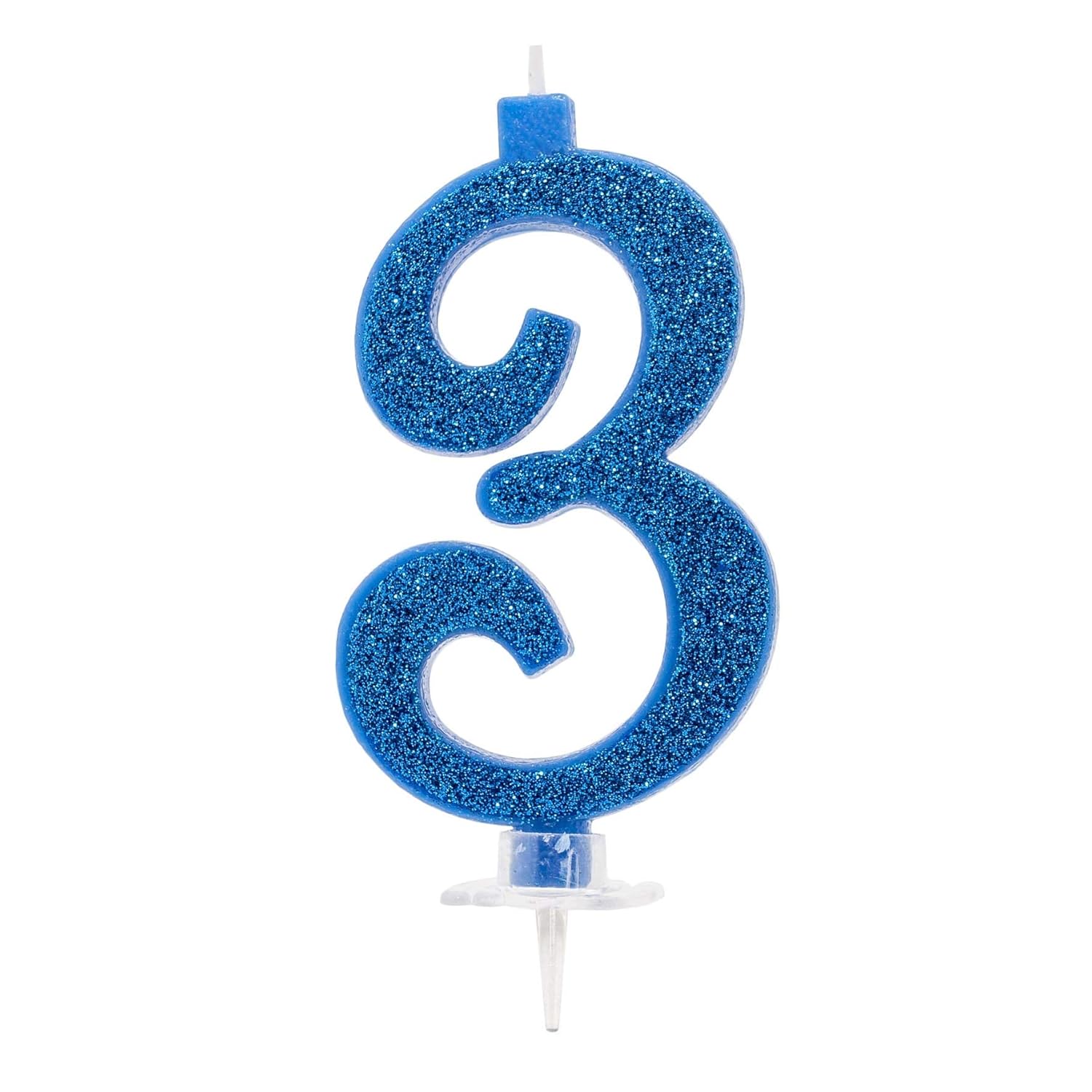 Candeline Per Torta Di Compleanno Con Numero 11 – Blu Scintillanti, Decorazione Per Ragazzi Di 11 Anni
