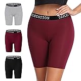 CAILECOTTON Boy Shorts Underwear for Women - Boxers
