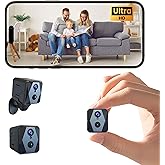 vebiliki Spy Camera, 4K Hidden Camera, Mini Camera with 100-day Standby Time, Real-Time Recording, AI Motion Detection, Support Cloud & TF Storage, Auto Night Vision, Nanny Cam Hidden Camera for Home