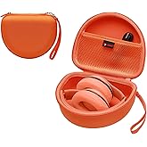 XANAD Hard case for Beats Solo 4 / Beats Studio Pro/Beats Studio 3 / Beats Solo 3 / Beats Solo 2 and for TOZO HT2 On-Ear Bluetooth Headphones (Orange)