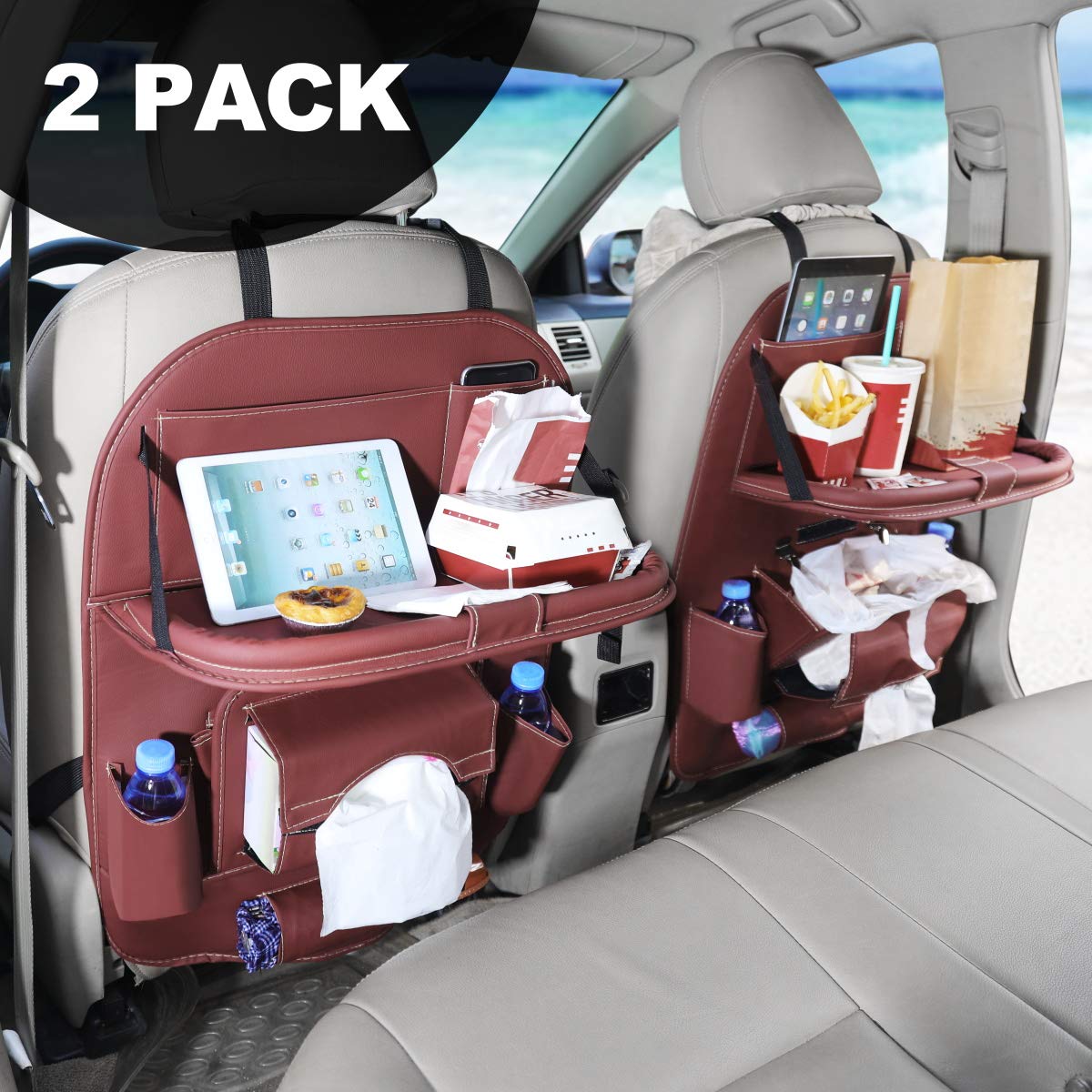 Best wine red car seat covers waterproof