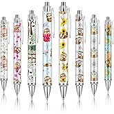 Ireer 8 Pcs Ballpoint Pens for Women 1.00 mm Cute Black Ink Fancy Pens Fine Point Smooth Writing for Students Classroom Office Supplies(Sloth)
