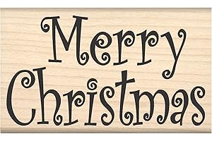 Stamps by Impression Merry Christmas Rubber Stamp ST 0704