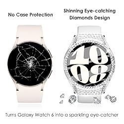 WINGLE Soft TPU Case for Galaxy Watch 6 44mm Screen