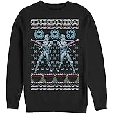 STAR WARS unisex-adult Officially Licensed Star Wars Troop Canes Crew Fleece