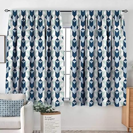 Amazon Com Renteriadecor Chevron Kitchen Curtains Pastel Colored