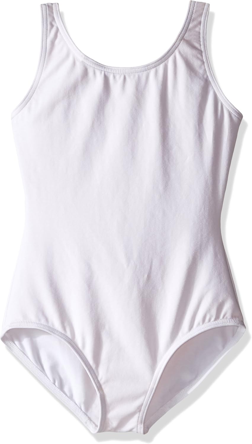 Capezio girls Classic High-Neck Tank Leotard: Clothing