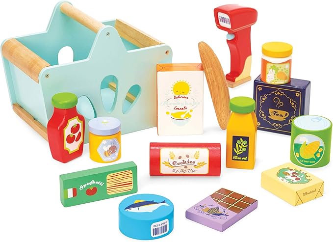 wooden toy supermarket