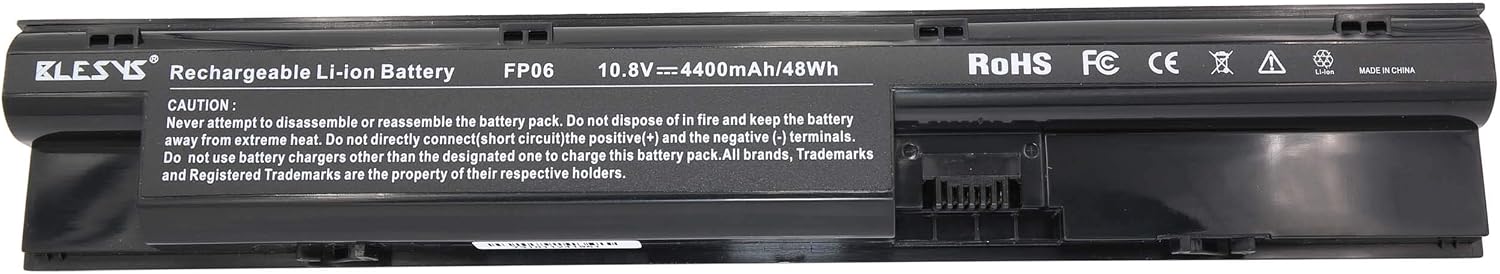 BLESYS FP06 708457-001 Battery for HP ProBook 450 G1 470 G2 440 G0 440 G1 445 G0 445 G1 450 G0 455 G0 455 G1 470 G0 470 G1 Laptop 10.8V 48Wh 4400mAh - Image 4