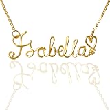 Personalized Jewelry~Gold Wire Name 
