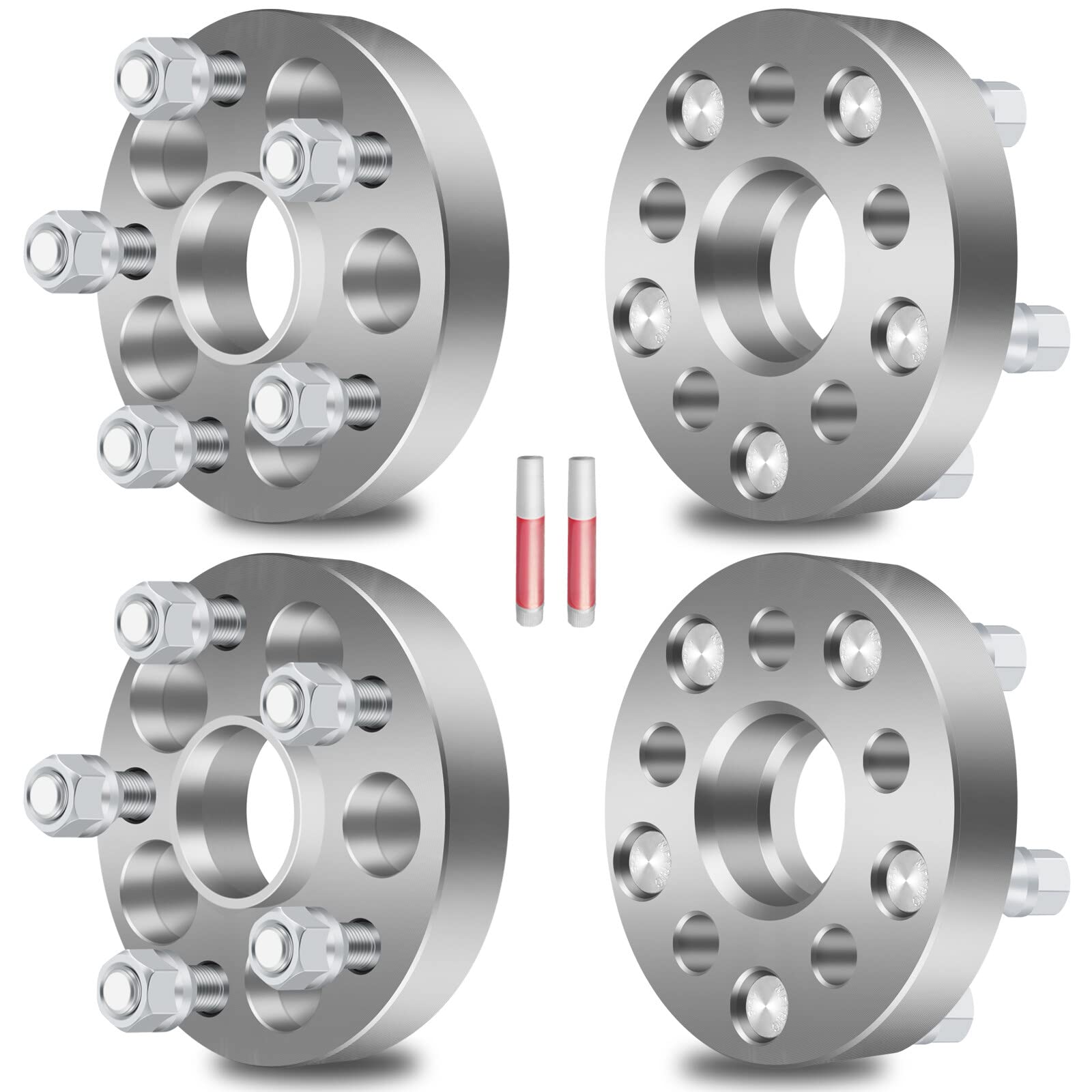 Photo 1 of ECCPP 4PCS 5 Lug 1" Hubcentric Wheel Adapters change bolt pattern from 5x100mm to 5x114.3mm 56.1mm fit for 1990-2014 for Subaru Legacy 2000-2014 for Subaru Outback
