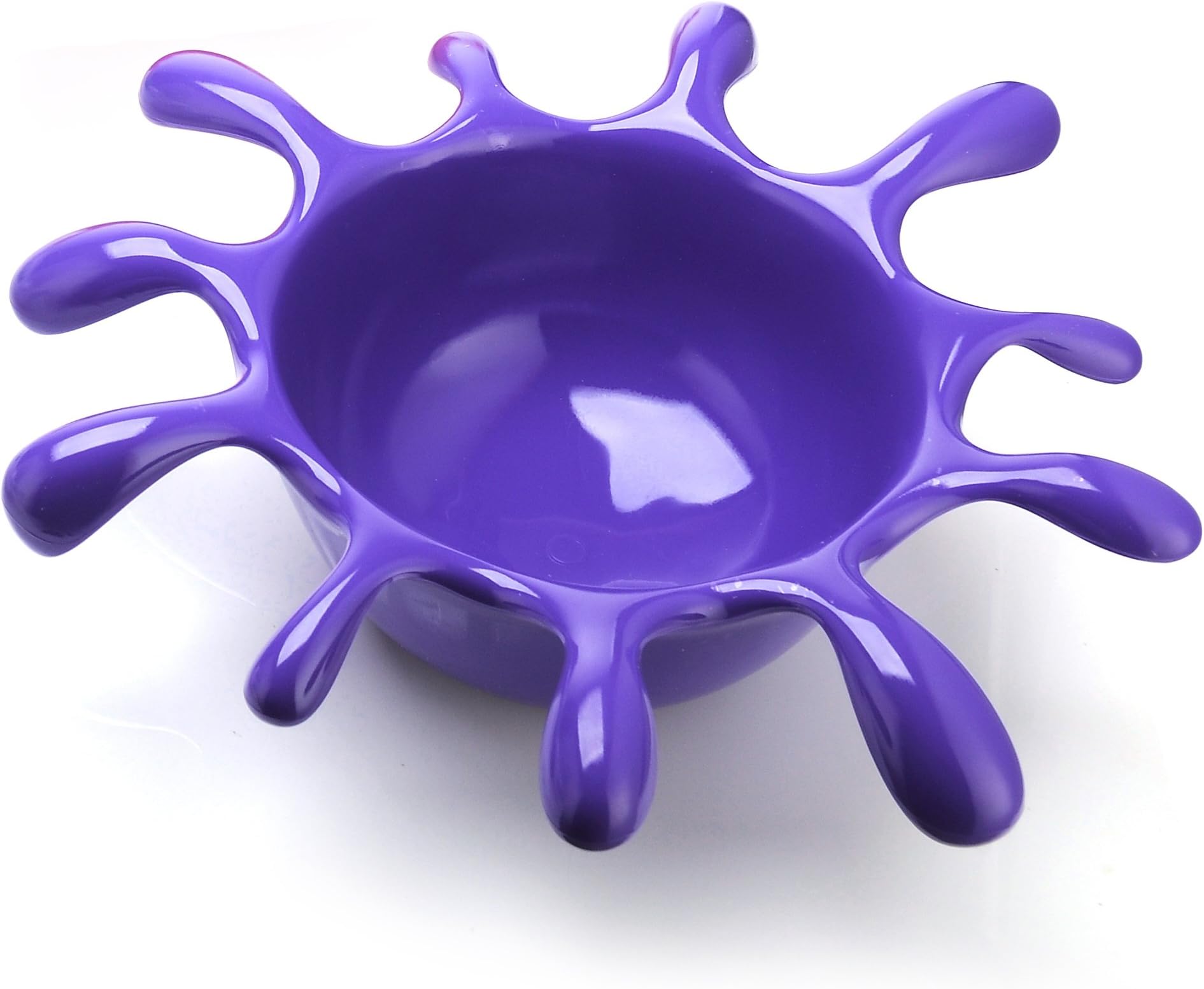Decorative Paint Splash Coffee Table Centerpiece Bowl (Purple)