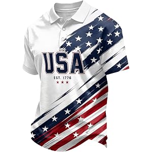 RALUEMID Polo Shirts for Men Breathable Moisture-Wicking Casual T-Shirts