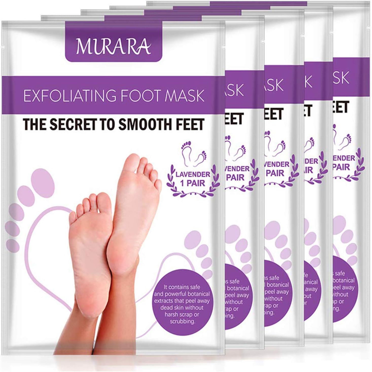 Foot Peel Masks 5 Pack, Exfoliating Foot Mask Makes Soft Remove Deal Skin  Touch Feet Baby Skin Natural Treatment Fits for Men & Women: Amazon.co.uk:  Beauty