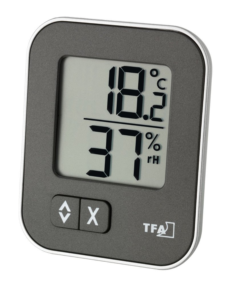 TFA Dostmann Moxx 30.5026 Digital Thermo-Hygrometer Anthracite