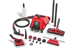 Sargent Steam Cleaner - Heavy Duty Multipurpose Professional Commercial Steam Cleaner - Best for Tile & Grout, Oven & Stove, Floors, Windows, Kitchen, Bathroom, Auto Detailing & More