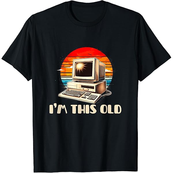 Amazon.com: I'm This Old 90s Computer PC Nerd Geek Retro Funny
