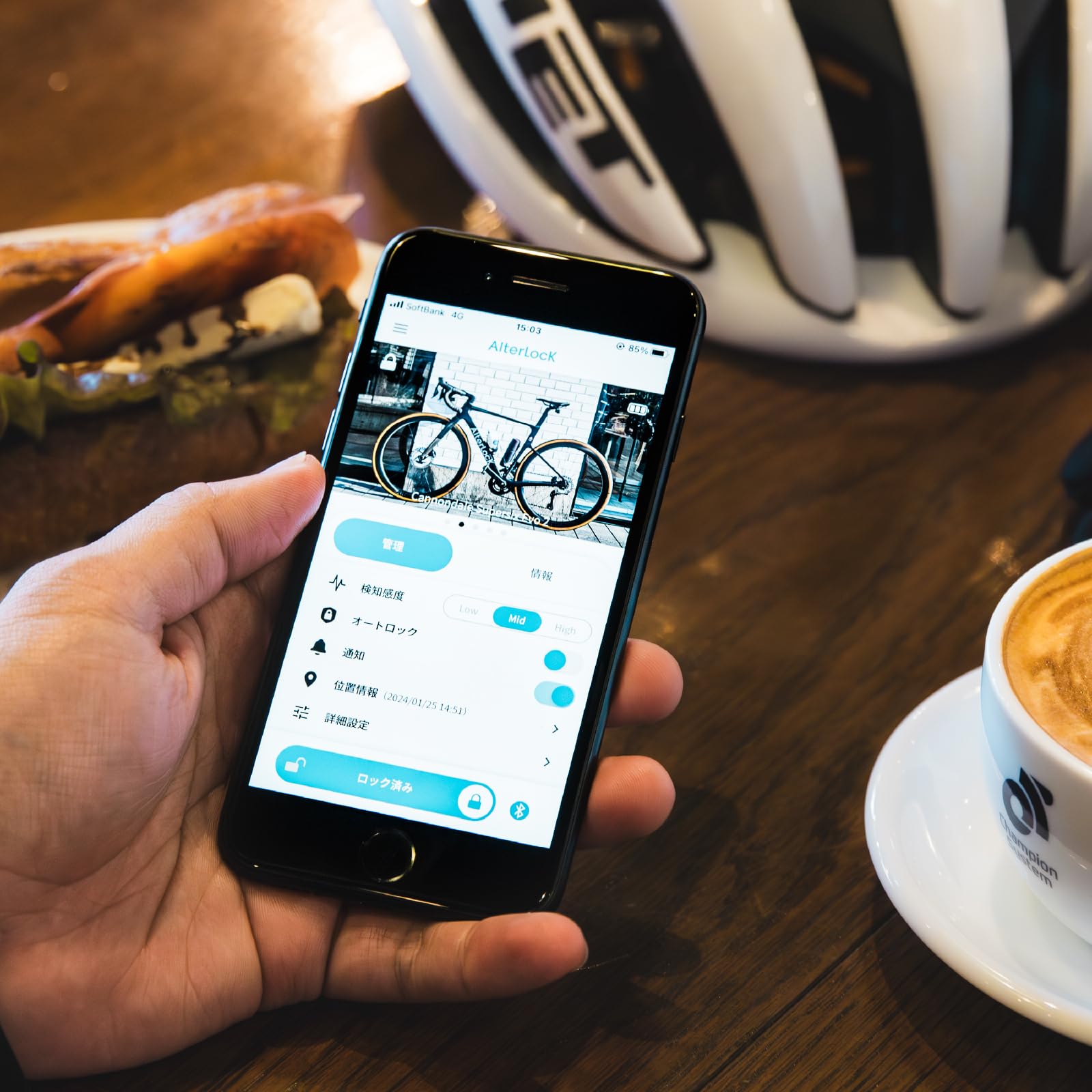 Gen3 Anti-Theft Alarm GPS/Wi-Fi Tracking Device Bluetooth/LTE-M Communication | App-Connected Bicycle Motorcycle Vehicle|Compact and Lightweight Long Run Time Waterproof Dustproof IP66