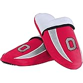 FOCO Ohio State Buckeyes NCAA Mens Sherpa Slide Slippers - L
