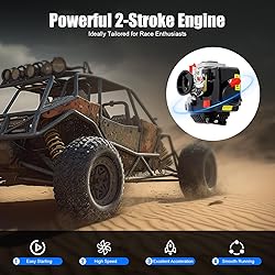 AOWUAEG 30.5CC 2-Stroke Gasoline Engine,4 Bolt