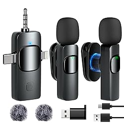Wireless Microphone Lavalier Clip on Microphone