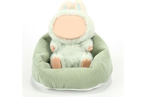 17cm Doll Bean Bag Chair, Cute Mini Doll Bean Bag Chair for Toy House Seat Sofa Furniture Collection Decoration and Display