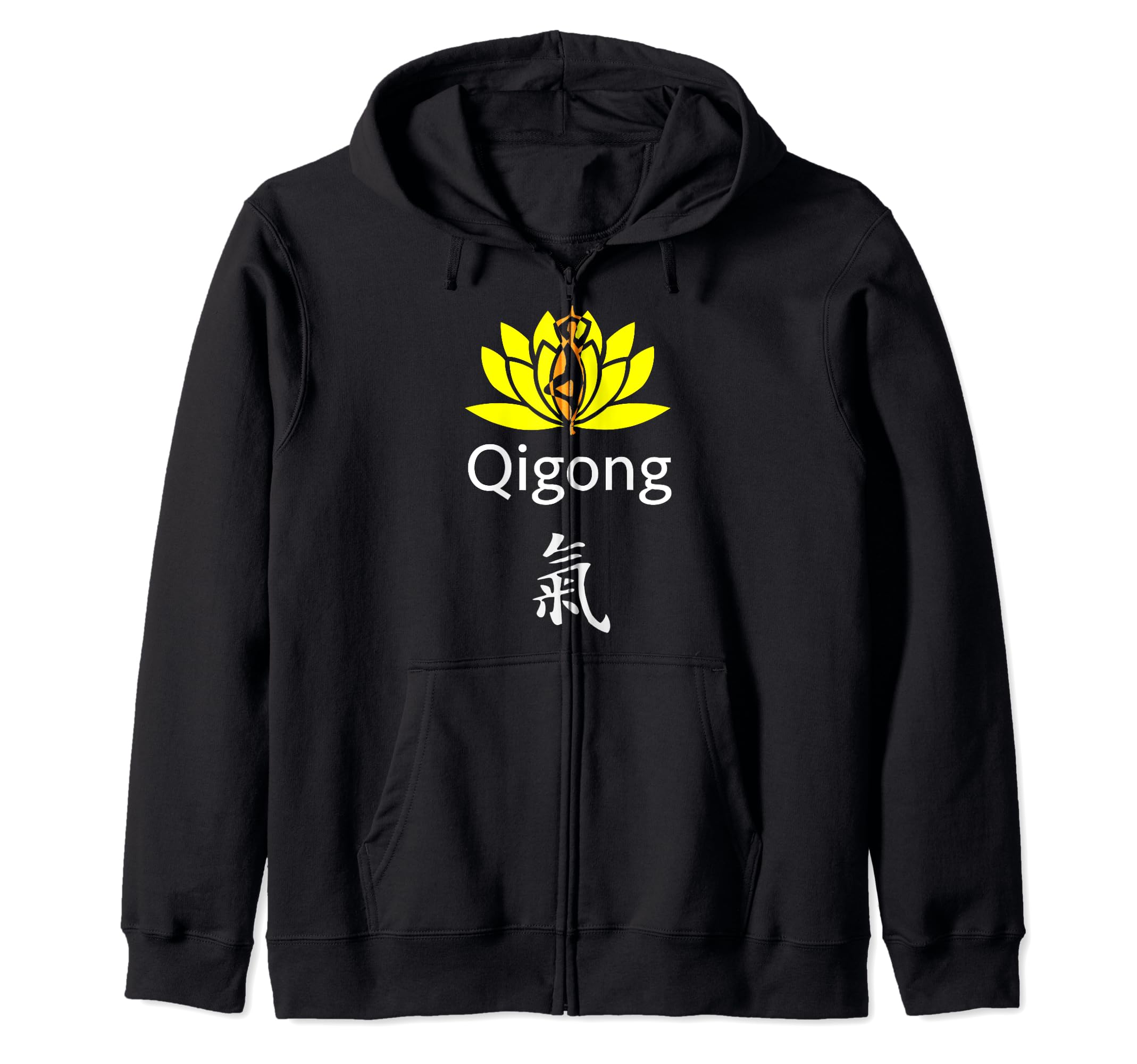 Qi Gong (Chi Kung) Calligraphy Instructors & Practitioners Zip Hoodie