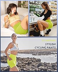 CAMPSNAIL Biker Shorts Women with Pockets