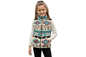 DISNIMO Winter Fleece Vest for Girls Boys Toddler Warm Vest Jackets Vests Sleeveless Outerwear Kids Zip Up Vests