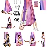 Sensory Swing, Indoor & Outdoor Sensory Swing for Kids & Adults, Double Layer Therapy Cuddle Swing for Kid with Autism, Holds up to 300lbs