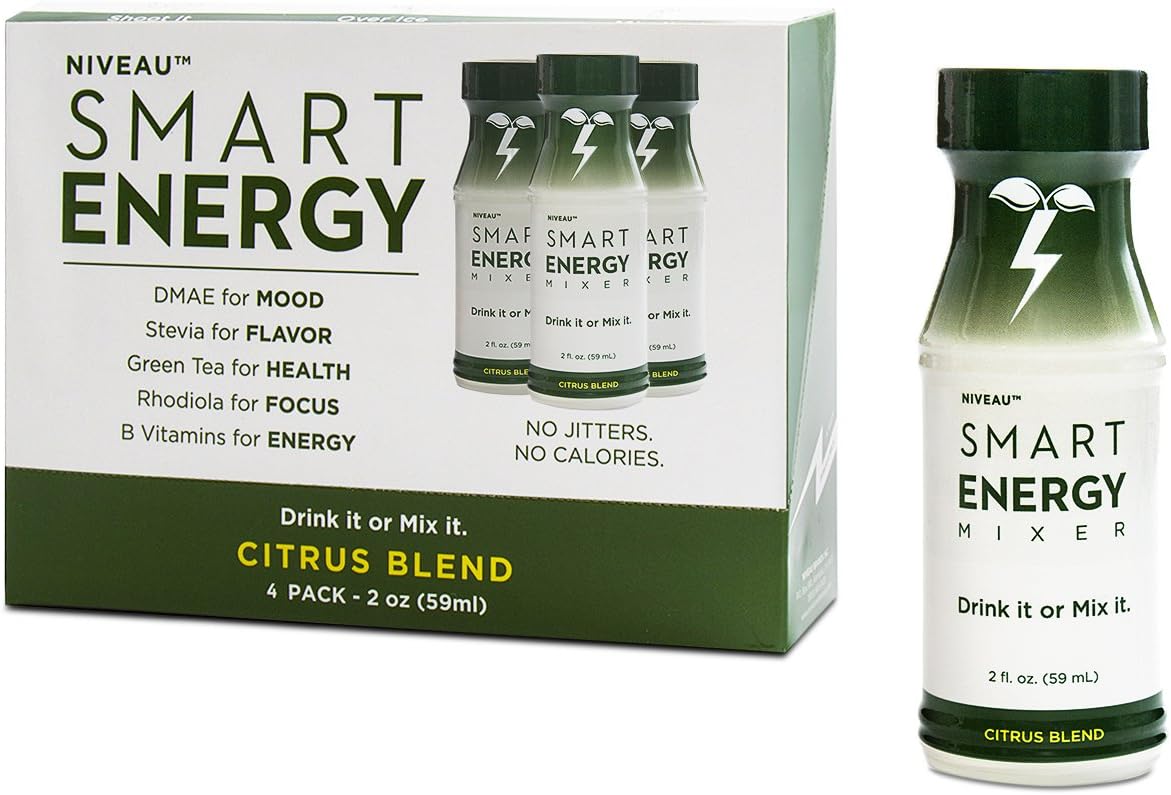 Amazon.com: Smart Energy Shots By Niveau - Healthy, Zero Calorie, Sugar