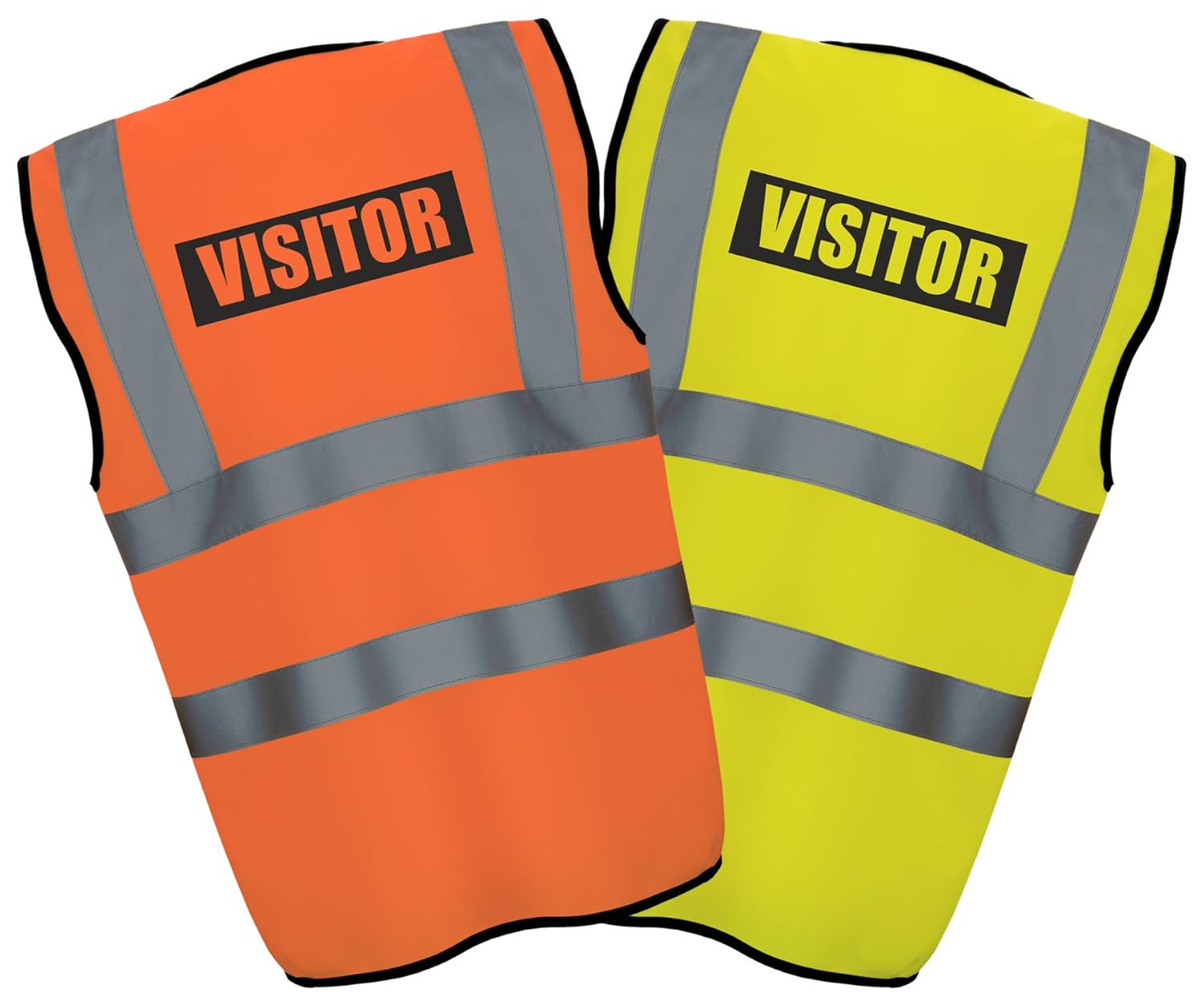 VISITOR Hi Vis Hi Viz High Visibility Reflective Safety Vest