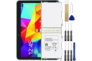 DDONG EB-BT530FBU Battery For Samsung Galaxy Tab 4 10.1" SM-T530 T530NU SM-T531 SM-T535 SM-T537 T537A T537R4 T537V T532 T533 T536 Series Tablet Replacement Battery EB-BT530FBC EB-BT530FBE Free Adhesive Tool
