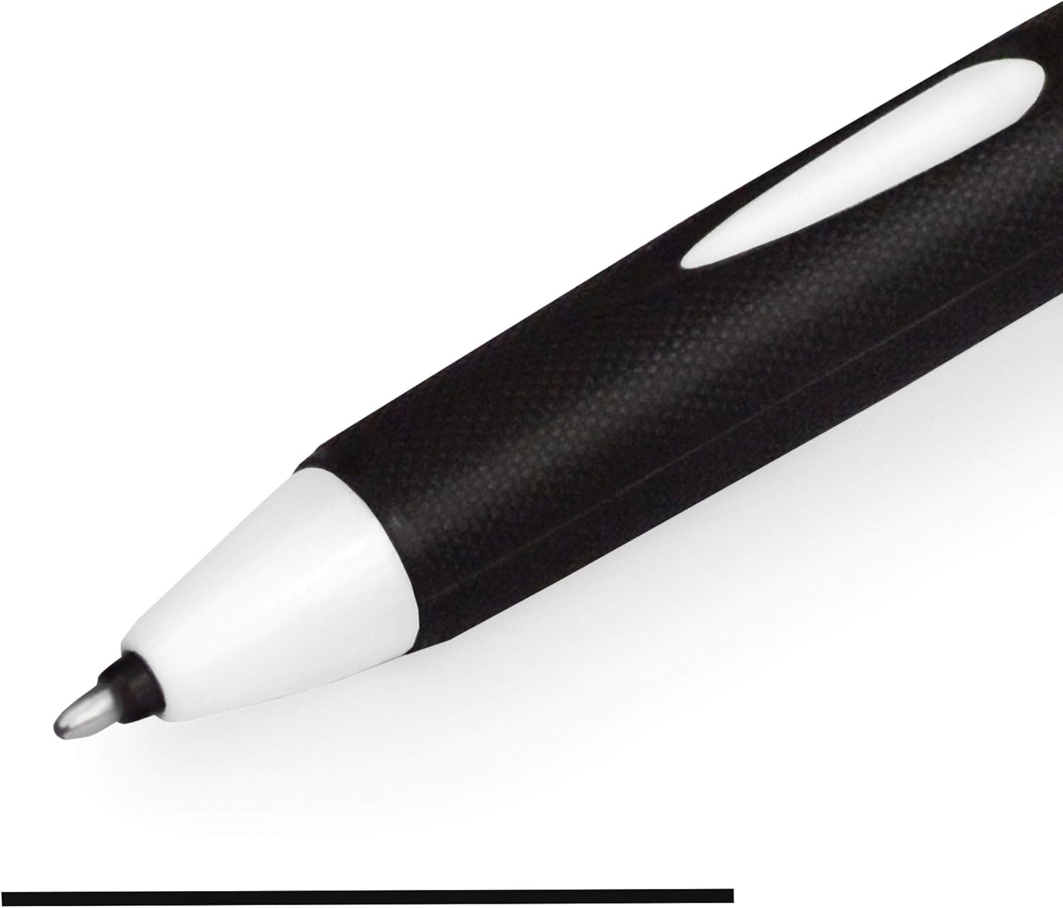 Uni-Ball Power Tank SN-220 - Penna A Sfera Retrattile 1.0mm - Inchiostro Nero - Confezione Da 6 Penne Professionali Per Esterni
