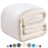 Richave Polar Fleece Throw Blankets Travel Size for