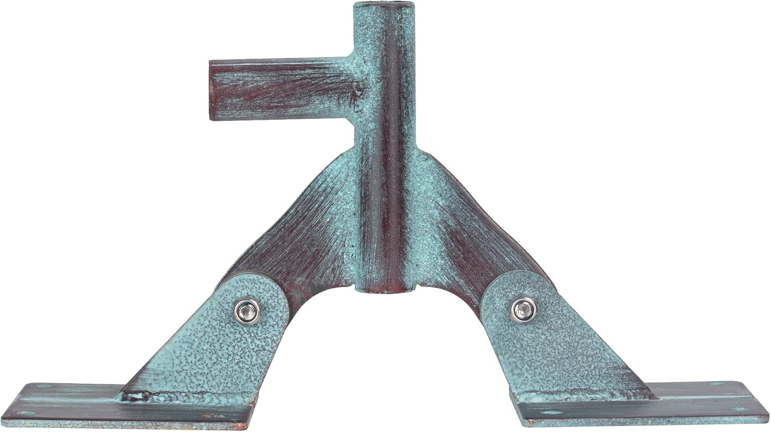 Weathervanes - CLYB Heavy Duty Weather Vanes Roof Mount 2-Port Adjustable Weathervane Mount Bracket for Outside Garden Yard Cupola Sheds Barns Post Roofs