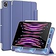 ESR for iPad Pro 12.9 6th/5th/4th Gen, iPad Air 13 Inch Case M3/M2 (2025/2024), Powerful Magnetic Attachment, Slim Trifold Stand Case, Supports Pencil Pro & Pencil (USB-C), Rebound Series, Lavender