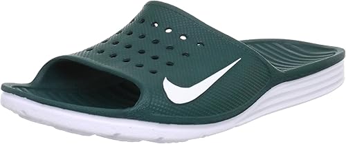Amazon ナイキ サンダル Solarsoft Slide 304 ダークアトミックティール ホワイト Us10 スニーカー