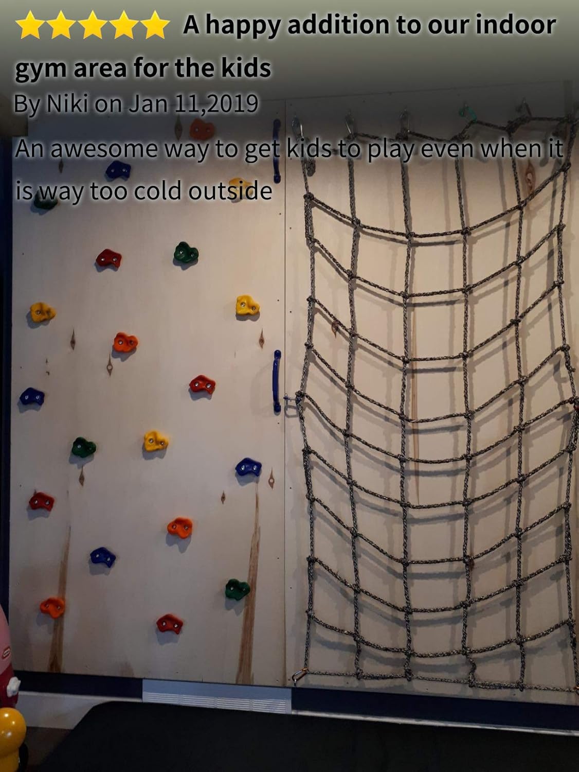 KINSPORY 10Pc Colourful Pig Nose Shape Children Rock Climbing Holds Indoor Outdoor Kids Playground Build with Two Blue Handles - Mounting Hardware Kit Included: Sports & Outdoors