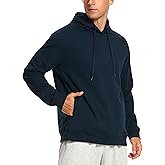 CRZ YOGA Hoodies for Men French Terry Hooded Sweatshirts Workout Athletic Casual Pullover Tops with Pocket