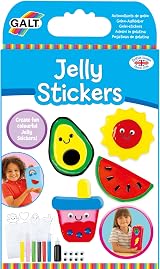 Galt Jelly Stickers Craft Kit Kids Sticker Paint Set 7 Bottles 2 Sheets view 5