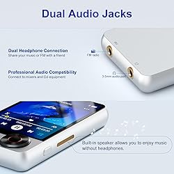 128GB MP3 Player with Boosted Bluetooth 5.3, Music