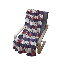 Ambesonne Crabs Soft Flannel Fleece Throw