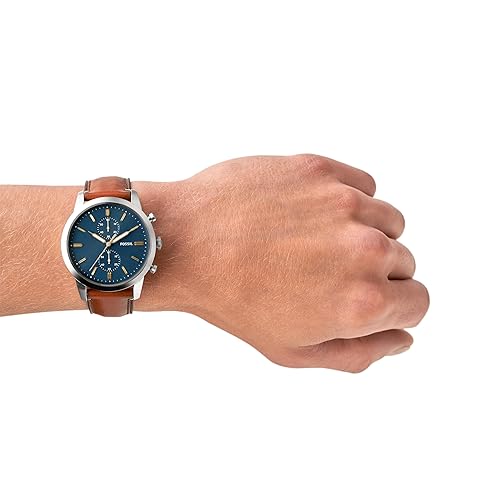 Fossil Men's Townsman Quartz Stainless Steel and Leather