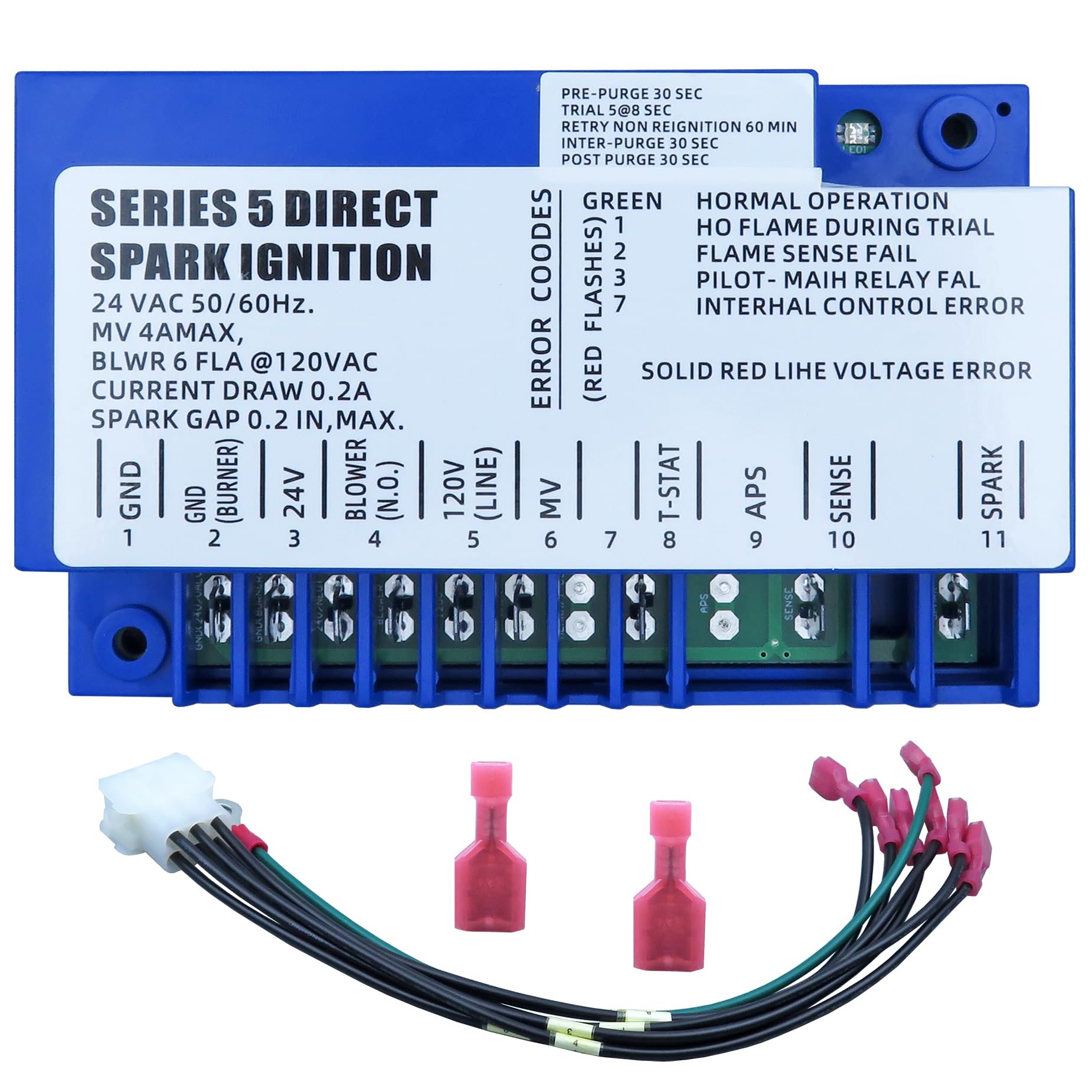 Photo 1 of BGN891-1C Ignition Control Module - Direct Replacement for Lennox 60J00, G891TCA-8103, 96C66 | Compatible with Pulse Furnaces & Models 87F22, 86H30, 77C38