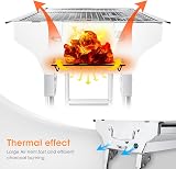 Uten Stainless Steel Large Folding Portable Charcoal BBQ Grill Outdoor view 3